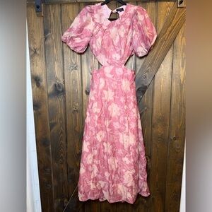 BARDOT MALINA FLORAL MIDI DRESS